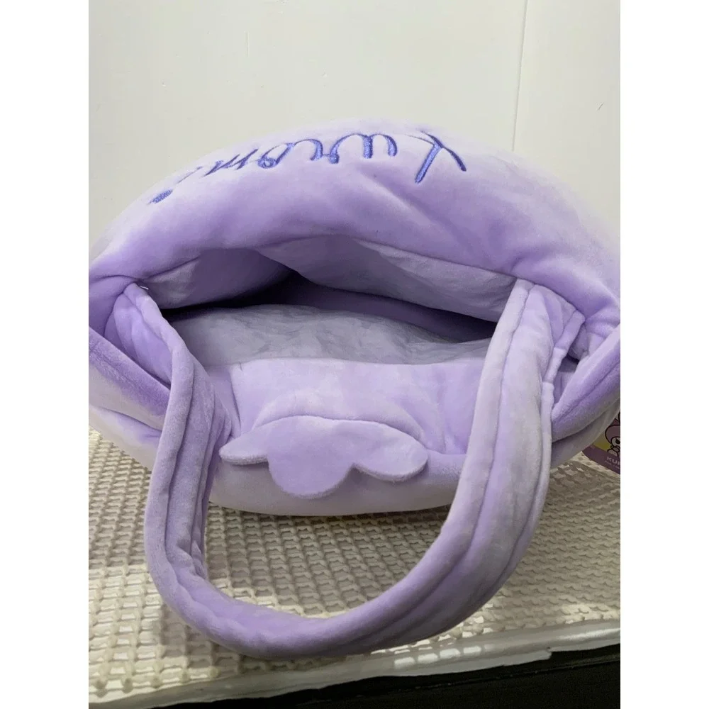 Kuromi Plush Pail Bag Hello Kitty and Friends Collection Purple NEW‎